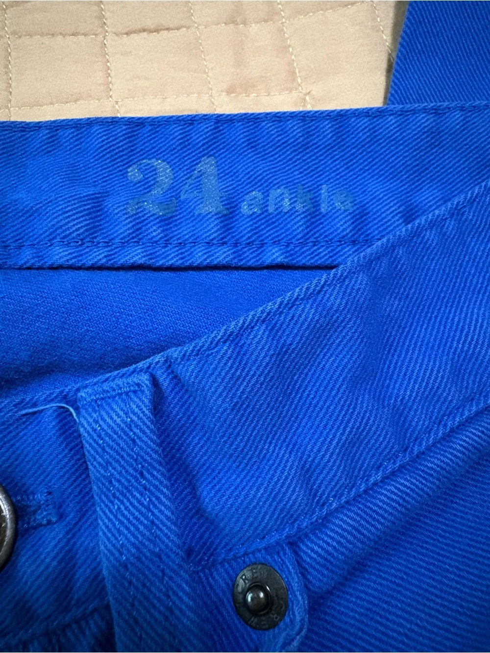 J. Crew women’s Electric Blue Skinny Jeans